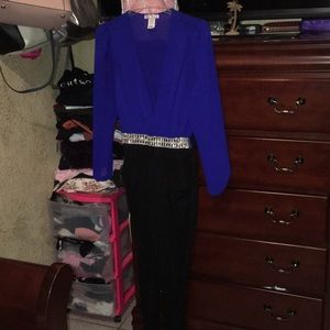 Royal blue jumper